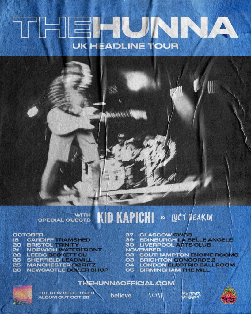 The Hunna - UK tour Poster