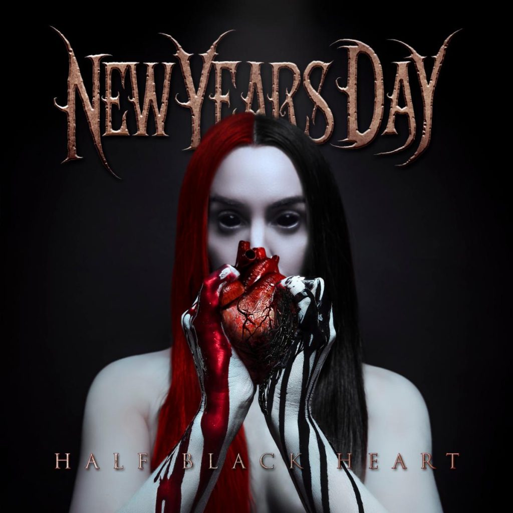 New Years Day - Half Black Heart cover art.