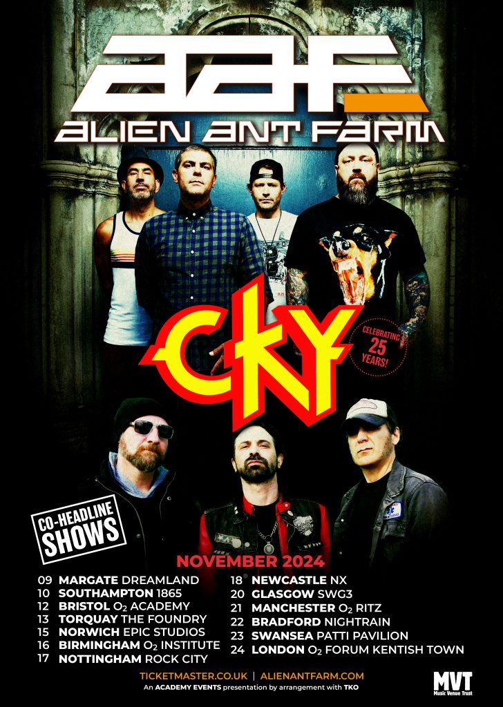 Alien Ant Farm Announce EU/UK co-headline tour with CKY