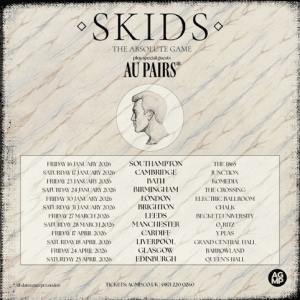 The Skids Bring Post-Punk Power Back with Anniversary Tour - Punkinfocus