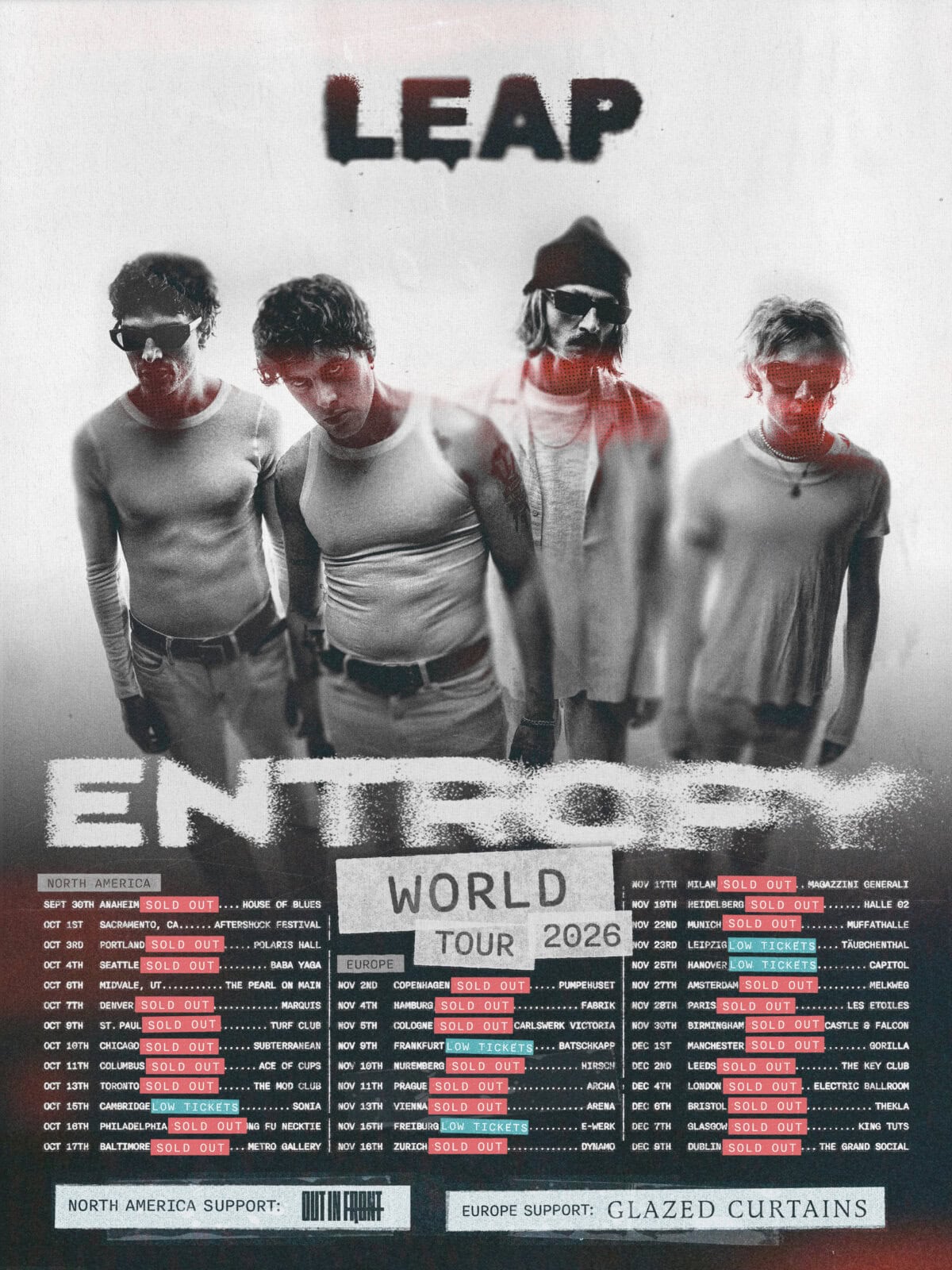 LEAP World tour 2026 poster