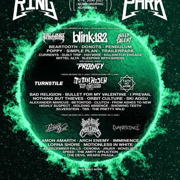 Rock am Ring and Rock im Park 2027 line-up poster