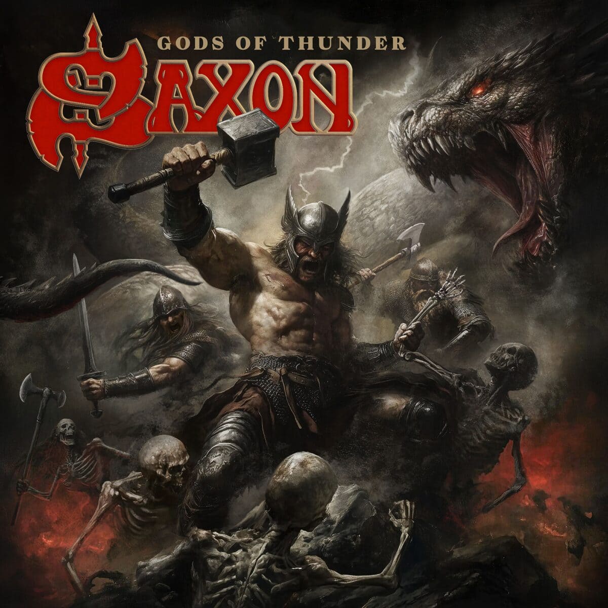 Saxon – Gods of Thunder artwork